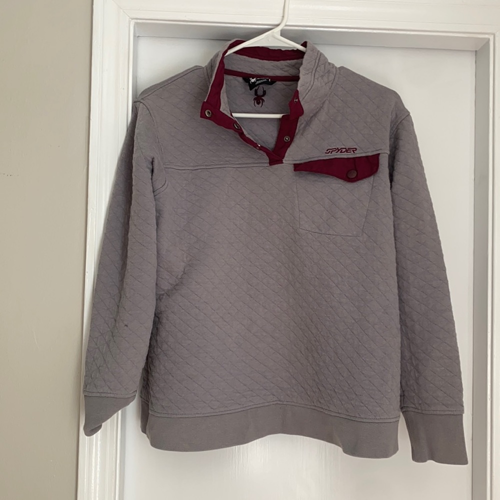 Spyder snap pullover